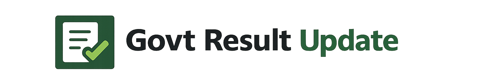 Govt Result Update